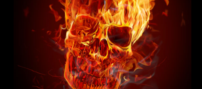 How to Create a Hellacious Flaming Skull in Photoshop - Photoshop Lady