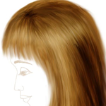 how to draw hair in photosh