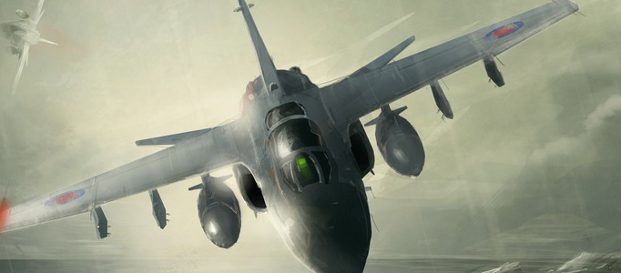 design a super battleplane flying in the air l