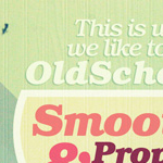 super retro style for an old school cover