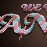 wonderful candy text creati