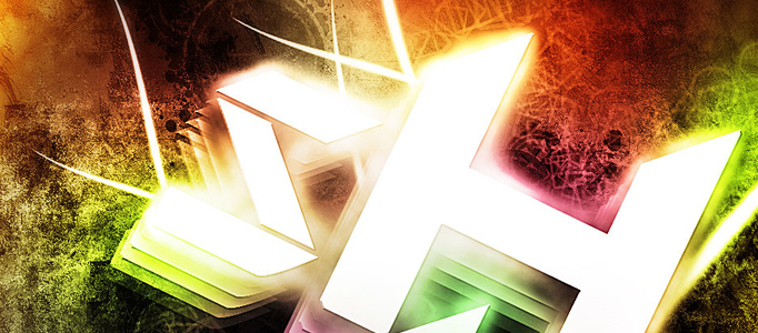 Design Wonderfully Coloring Text in Photoshop L