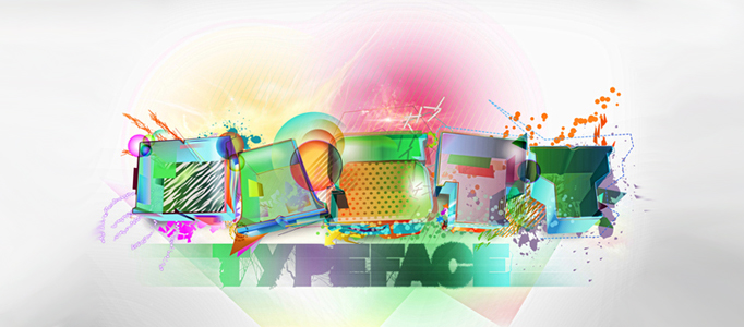 Extremely Colorful D Text Effect in Photoshop L