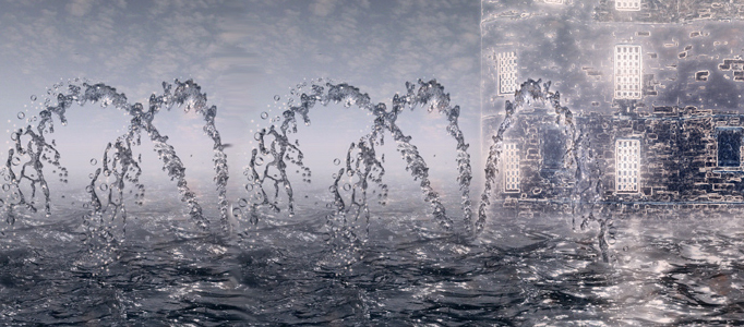 Create a Liquefied Castle using Photoshop L