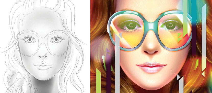 Painting a Great New Fashioned Girl l