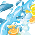 Create a Nice Ocean Scene in a Cartoon Style