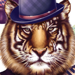 Painting a Nice Looking Human Tiger Portrait