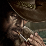 Painting an Excellent Comic Cow Boy