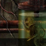 Create an Insect Immersed in a Liquid Scene