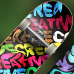 Design a Fantastic Color Mixed Skateboard