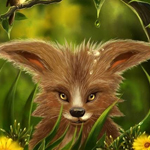 Drawing a Cute Fox in a Forest