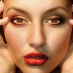 Adding a Proper Make up using Photoshop