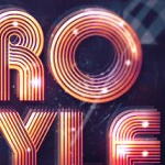 Create a Lighting Retro Text Effect