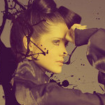 Photoshop Effect Splashing of Paint