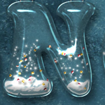 Making of D Snowing Typography