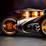 Cyber Motor Bike Creation