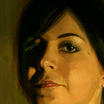 Drawing a Portrait for a Pretty Woman