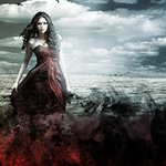 Design Red Light Grass Field for a Lady