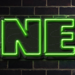 Glazing Effect for Text Creation