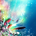 Making a Colorful Scenery in the Ocean