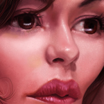 Painting a Cute Lady Portrait in Photoshop