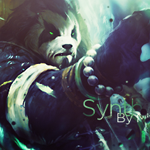 Photoshop Signature for a Panda Worrier