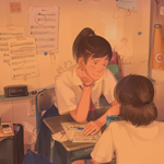 Drawing an Old Style Cartoon Scene