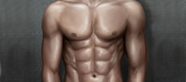 Drawing a Muscular Man in Photoshop L