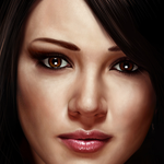 Drawing a Pretty Woman Portrait in Photoshop