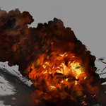 Concept of Making an Explosion Scenery