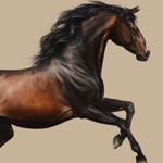 Digital Painting for a Realistic Horse