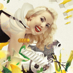 Making a Collage for a Beautiful Lady