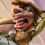 Painting a Funny Cartoon Artwork