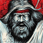 Cartoon Artwork Painting using Hand Brushes and Digital Brushes