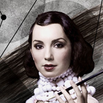 Create a Vintage Style Poster for a Lady