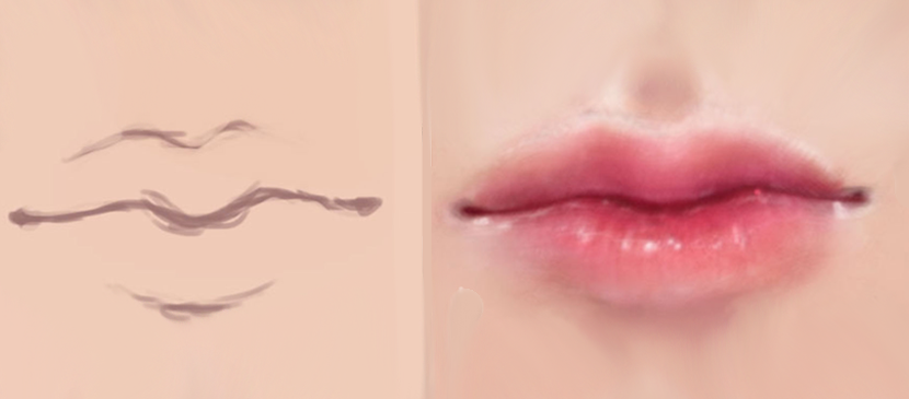 Drawing a Nice Lip in Photoshop L