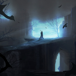 Create a Dark Forest Scene