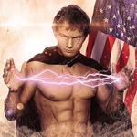 Photo Manipulating a Super Electrified Human