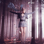 Manipulate an Image with a forest Background