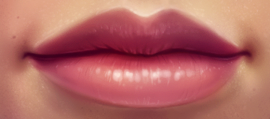 Drawing a Human Lip in Photoshop L