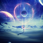 Making a Lady Dancing in the Universe Scene