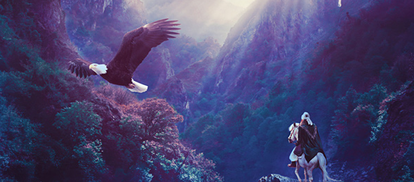 Manipulation for a Beautiful Mountain Scene L