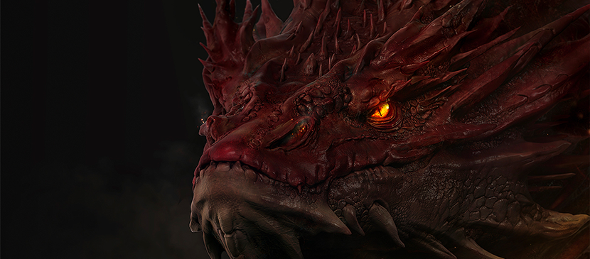 Digital art, Smaug the Magnificent