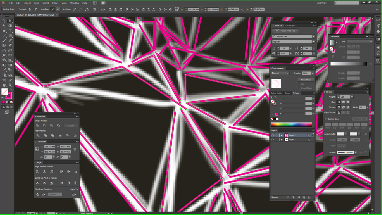 Low poly Self Portrait Photoshop Tutorial