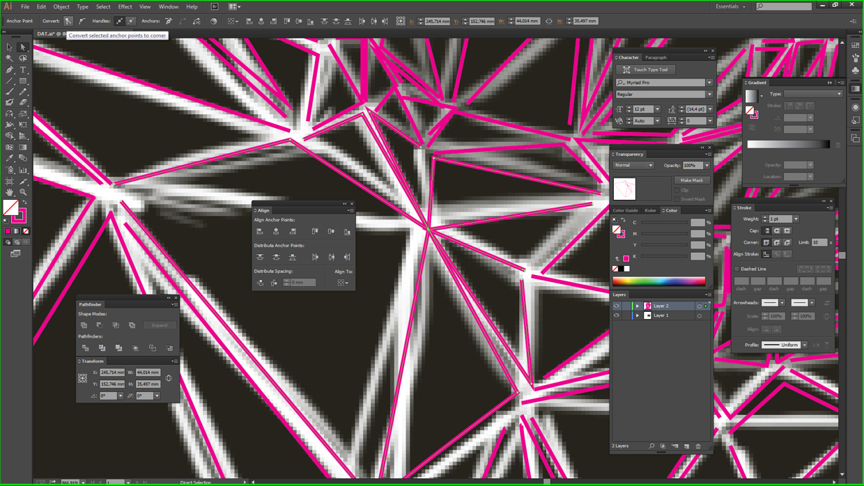Low poly Self Portrait Photoshop Tutorial