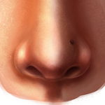 Painting a Realistic Human Nose Easily