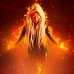 Learn to Create a Fantasy Fiery Portrait Manipulation icon