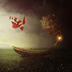 Easy Create a Fantasy Boat Scene Photo Manipulation icon