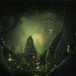Create Night Jungle Scenery With Photoshop icon