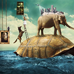 How to Create a Surreal Scene Full of Life icon